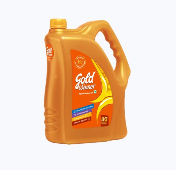 Gold winner sunflower oil 5ltr